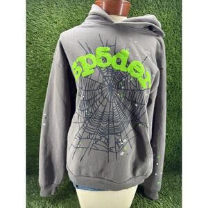 Sp5der Wait Web Hoodie Medium